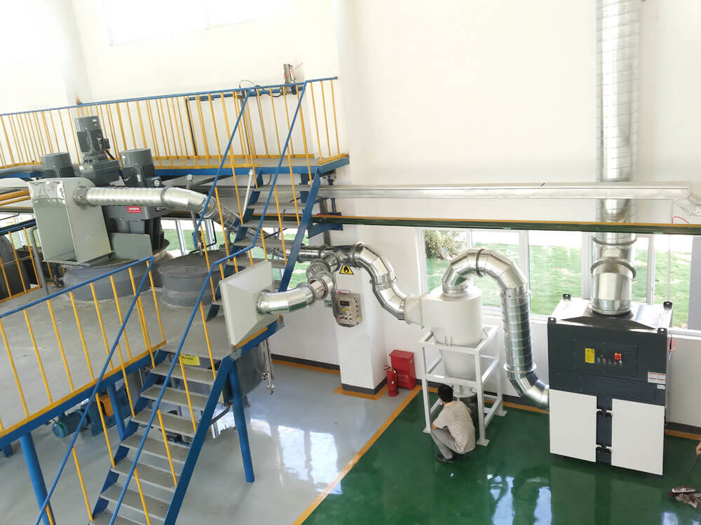 Extraction system for Production line