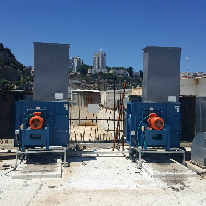 Installation of blowers for central Extraction systems